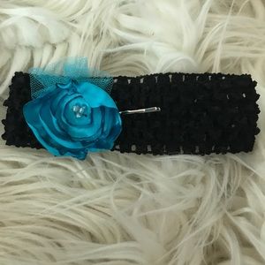 Blue flower stretchy